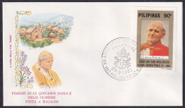 Vatican Philippines 1981, Pope Paul John II Visit - Bacolod City, Special Cover - Sonstige & Ohne Zuordnung