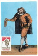 Carte Maximum-Tricentenaire De Molière-Beau Timbre   L2911 - 1970-1979