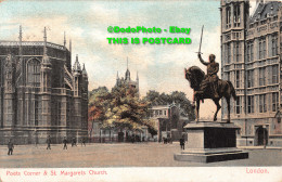 R345460 Poets Corner And St. Margarets Church. London. Post Card. 1905 - Other & Unclassified