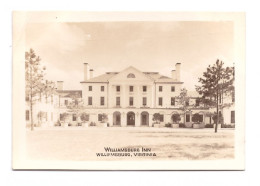 UNITED STATES // VIRGINIA // WILLIAMSBURG // WILLIAMSBURG INN - Zonder Classificatie