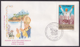 Vatican Philippines 1981, Pope Paul John II Visit - Legaspi City, Special Cover - Other & Unclassified