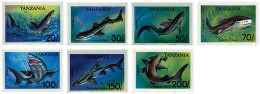 69705 MNH TANZANIA 1993 FAUNA MARINA. TIBURONES - Tanzania (1964-...)