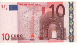 10 EURO  "X" Germany    Firma Trichet     R 019 E6   X42 /  FDS - UNC - 10 Euro