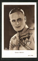 AK Schauspieler Oscar Marion In Uniform  - Actors