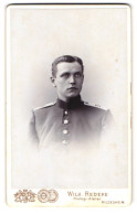 Fotografie Wilh. Redeke, Hildesheim, Kreuzstrasse 22, Portrait Soldat August Lohmann  - War, Military