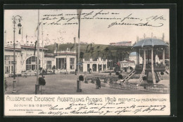 AK Aussig, Allgemeine Deutsche Ausstellung 1903, Festplatz Mit Musikpavillon  - Exhibitions