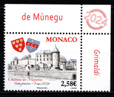 MONACO 2024 - SITE HISTORIQUE GRIMALDI DE MONACO - MAYENNE - NEUF ** - Ungebraucht