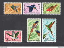 1967 Comores - Catalogo Yvert N. 41-44 + Posta Aerea 20-21 - Uccelli - 6 Valori - MNH** - Andere & Zonder Classificatie