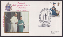 Vatican Great Britain 1982, Pope Paul John II Visit - London, Special Cover - Sonstige & Ohne Zuordnung