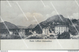 Ba176 Cartolina Ponte Caffaro Vallesabbia Brescia Lombardia 1914 - Brescia