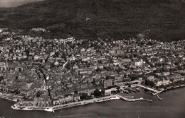 CPSM - NEUCHÂTEL - Vue Aérienne (Panorama) Photo Aérienne P.Zaugg - Edition PZ.W (format 9x14) - Neuchâtel