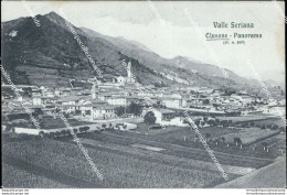 Bs157 Cartolina Valle Seriana Clusone Panorama Bergamo 1907 Lombardia - Bergamo