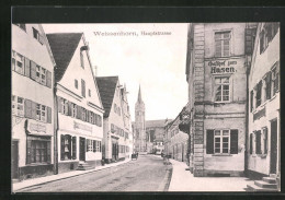 AK Weissenhorn, Hauptstrasse Mit Gasthof Zum Hasen  - Weissenhorn