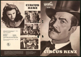 Filmprogramm PFP Nr. 33 /62, Circus Renz, René Deltgen, Paul Klinger, Regie: A. M. Rabenalt  - Riviste