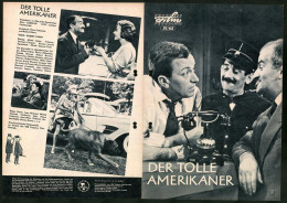 Filmprogramm PFP Nr. 75 /65, Der Tolle Amerikaner, Alfred Adam, Ellane D`Almeida, Regie: Robert Dhery  - Riviste