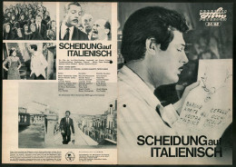 Filmprogramm PFP Nr. 34 /65, Scheidung Auf Italienisch, Marcello Mastroianni, Daniela Rocca, Regie: Pietro Germi  - Revistas
