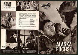 Filmprogramm PFP Nr. 77 /64, Alaska Füchse, Thomas Weisgerber, Hans-Peter Minetti, Regie: Werner W. Wallroth  - Zeitschriften