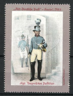 Reklamemarke Kgl. Bayerischer Postillon In Uniform, Serie Alt-Deutsche Post I, Bild 2  - Erinnofilia