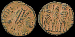 Honorius AE3 Three Emperors Standing Facing - La Fin De L'Empire (363-476)