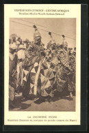 CPA Centre Afrique, Région Du Niger, Expedition Citroen, Guerriers Djermas En Costume De Parade, Afrikanische Krieger  - Unclassified