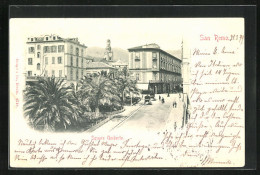 Cartolina San Remo, Square Umberto  - San Remo