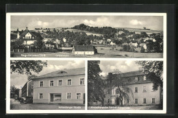 AK Regnitzlosau /Obfr., Ortsansicht, Hohenberger Strasse, Kreisaltersheim Schloss Hohenberg  - Other & Unclassified