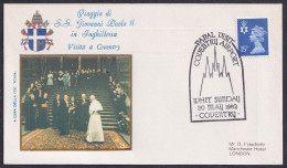 Vatican Great Britain 1982, Pope Paul John II Visit - Coventry, Special Cover - Other & Unclassified