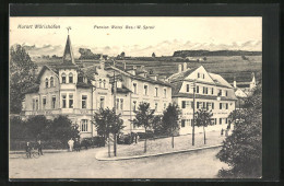 AK Wörishofen, Hotel-Pension Weiss Bes. W. Sproll  - Bad Woerishofen