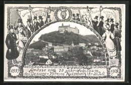 Künstler-AK Kulmbach, 75 Jähr. Jubiläum Des Gesang-Vereines 1908, Sängerfest  - Altri & Non Classificati