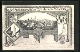 AK Uffenheim, 300. Jubiläumsschiessen 1904  - Caccia