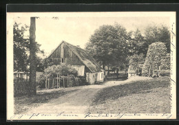 AK Presseck /Frankenwald, Bauernhaus Mit Holzlager  - Autres & Non Classés