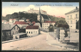 AK Kulmbach, Partie Am Schiessgraben M. Petrikirche Und Plassenberg  - Kulmbach