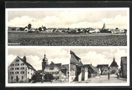 AK Merkendorf, Rathaus, Strassenpartie Mit Stadttor, Panorama  - Otros & Sin Clasificación