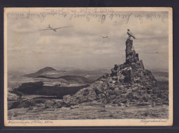 Ansichtskarte Poppenhausen Hessen Wasserkuppe Kreis Fulda Fliegerdenkmal Nach - Other & Unclassified