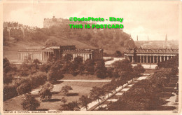 R346101 Edinburgh. Castle And National Galleries - Monde