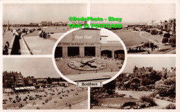 R346112 Southsea. The Beach. Rock Gardens. Floral Clock. Pier And Boating Lake. - Monde