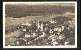 AK Neuendettelsau, Fliegeraufnahme Des Ortes Mit Kirche  - Neuendettelsau