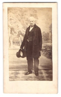 Photo London & Provincial Photog. Co., London, 443 West Strand, Portrait älterer Herr Im Anzug Mit Zylinder  - Personnes Anonymes