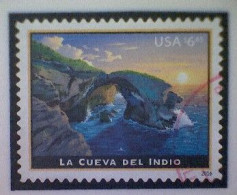 United States, Scott #5040, Used(o), 2016, American Landmarks Series: Cueva Del Indio, $6.45, Multicolored - Gebruikt