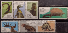D647  Prehistóric Fauna - G Bissau Yv 542-48 - MNH - 2,50 - Autres & Non Classés
