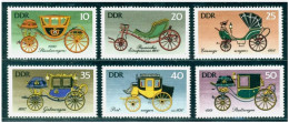 1976 Historic Carriage,Post Wagon,City Car,Russian One-horse,DDR,2147,MNH - Altri (Terra)