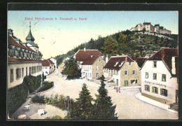 AK Bad Neuhaus B. Neustadt A. Saale, Ortspartie Mit Gasthof Zur Salzburg  - Altri & Non Classificati