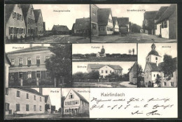 AK Kairlindach, Hauptstrasse, Kirche, Handlung  - Andere & Zonder Classificatie