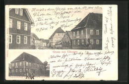 AK Gleussen, Gasthaus Von H. Nembach, Strassenpartie Im Ort  - Andere & Zonder Classificatie