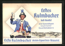 AK Kulmbach, Erste Kulmbacher Actien-Exportbier-Brauerei, Brauerei Und Mälzerei  - Altri & Non Classificati