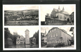 AK Hessenthal / Spessart, Gsthaus Z. Gold Fass, Wallfahrtskirche, Schloss Mespelbrunn  - Autres & Non Classés