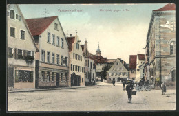 AK Wassertrüdingen, Marktplatz Gegen D. Tor Mit Geschäften  - Other & Unclassified