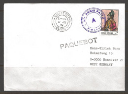 1976 Paquebot Cover, Greece Stamp Used In Belize City, Belize (9 JU) - Belice (1973-...)
