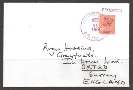 1979 Paquebot Cover, British Stamp Used In New Orleans, Louisiana - Storia Postale