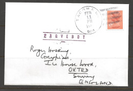 198? Paquebot Cover, British Stamp Used In Tacoma Washington (Feb 11) - Cartas & Documentos